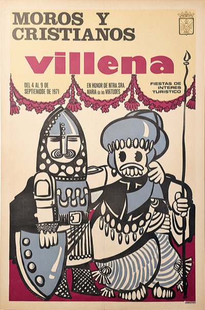 Cartel Moros y Cristianos 1971